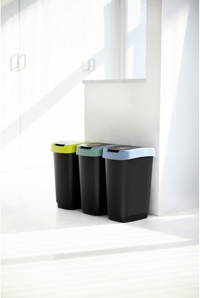 Coș de gunoi din plastic reciclat 25 l Twist - Rotho
