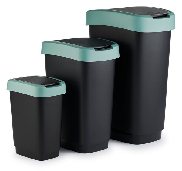 Coș de gunoi din plastic reciclat 25 l Twist - Rotho