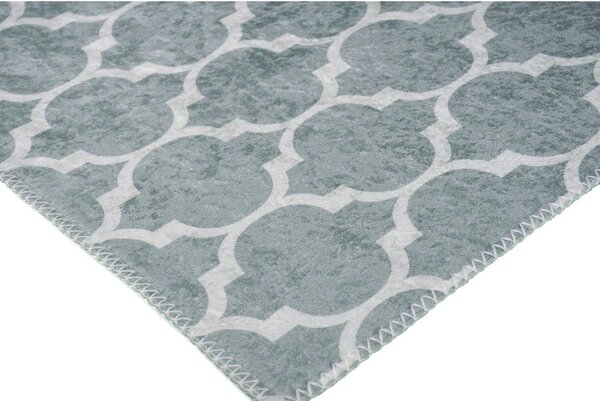 Covor gri deschis/crem lavabil 180x120 cm - Vitaus