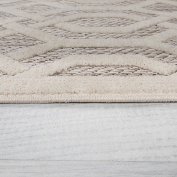 Covor de exterior bej rotund ø 160 cm Mondo - Flair Rugs