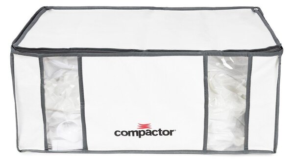 Cutie de depozitare pentru haine din material textil cu vacuum/cu pereți întăriți 65x45x26,5 cm Life – Compactor