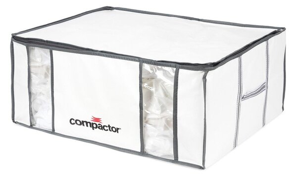 Cutie de depozitare pentru haine din material textil cu vacuum/cu pereți întăriți 65x45x26,5 cm Life – Compactor