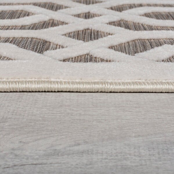 Covor de exterior bej tip traversă 230x66 cm Mondo - Flair Rugs