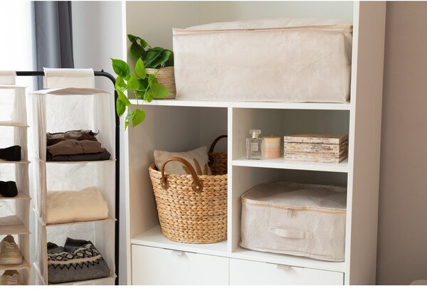 Cutie de depozitare pentru haine din material textil Nancy – Compactor