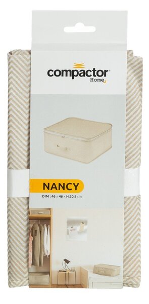 Cutie de depozitare pentru haine din material textil Nancy – Compactor