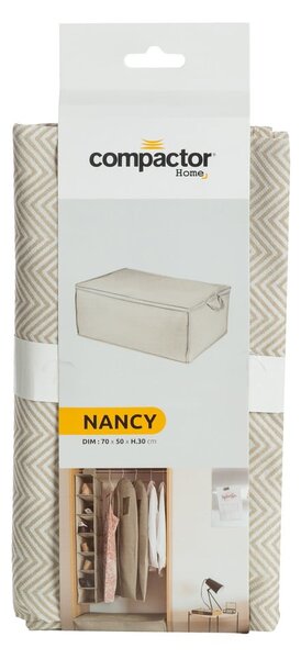 Cutie de depozitare pentru haine din material textil Nancy – Compactor