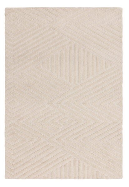 Covor crem din lână 200x290 cm Hague – Asiatic Carpets