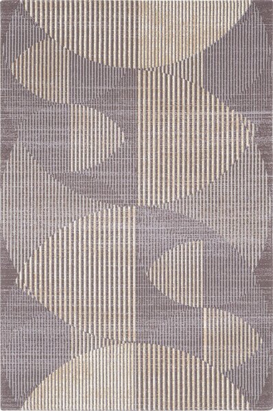 Covor gri din lână 100x180 cm Shades – Agnella