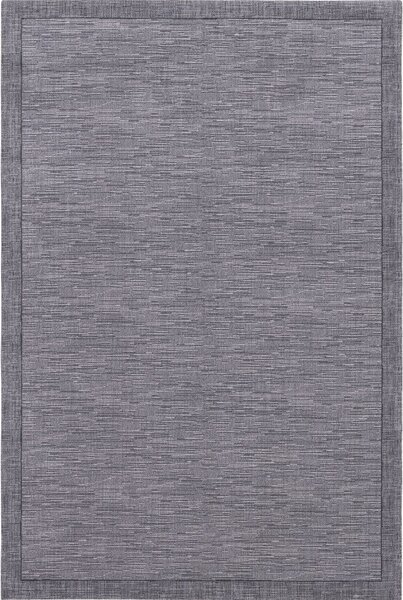 Covor gri închis din lână 133x180 cm Linea – Agnella