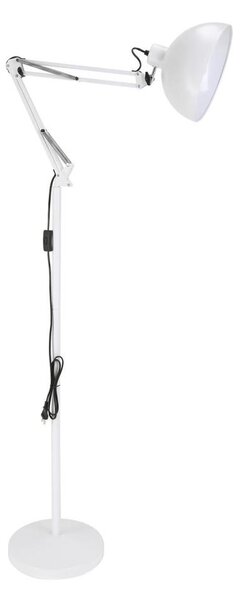 Brilagi - Lampă de podea flexibilă TASKER 1xE27/60W/230V 157 cm albă