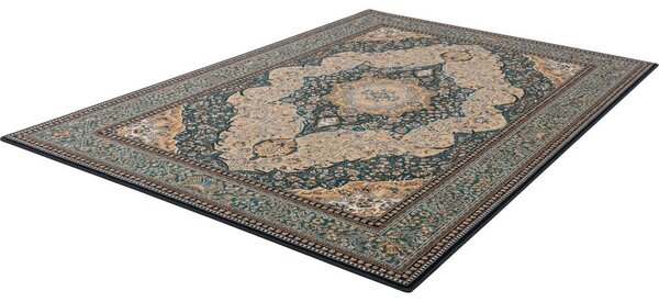 Covor verde din lână 133x180 cm Charlotte – Agnella