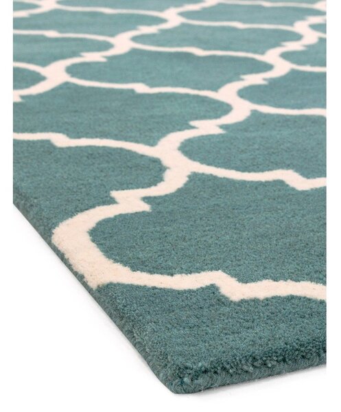 Covor albastru handmade din lână 120x170 cm Albany – Asiatic Carpets