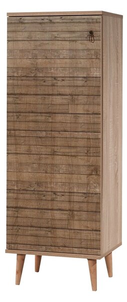 Pantofar Filinta - 728, stejar, PAL melaminat/lemn de carpen, 50x135x3