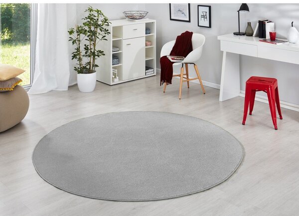 Covor gri deschis rotund ø 133 cm Fancy – Hanse Home