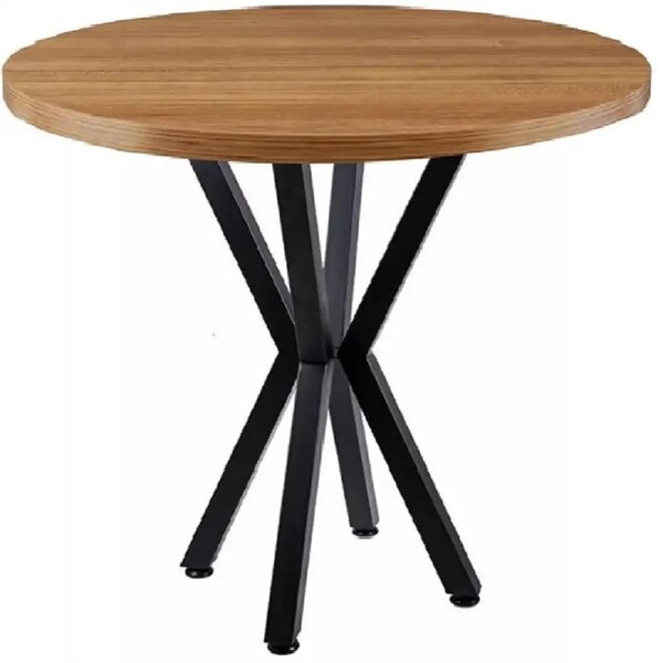 Masa bucatarie mdf rotund texturata, R70 X 75 cm