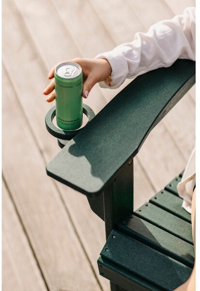 Fotoliu de grădină verde din plastic Adirondack – Bonami Selection