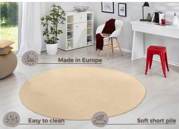 Covor bej rotund ø 133 cm Fancy – Hanse Home