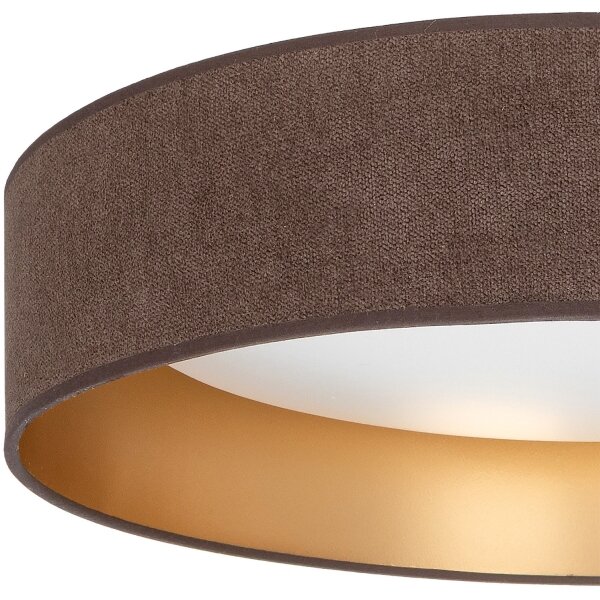 Brilagi-LED Plafonieră VELVET VARI LED/24W/230V CCT diam. 45 cm maro/auriu
