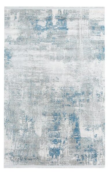 Covor Bleu, Crem, Marimi Variate, Model Modern, Material Acryl