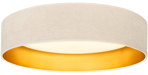 Brilagi-LED Plafonieră VELVET SIMPLE LED/24W/230V 3000K diam. 45 cm crem./auriu