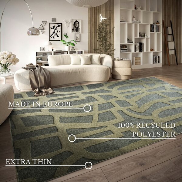 Covor verde din fibre reciclate 160x230 cm Therese – Villeroy&Boch
