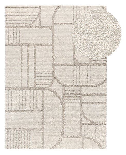 Covor crem 80x150 cm Snowy – Universal