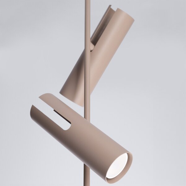 Brilagi - Lustru LED RGBW reglabil pe tijă BRANCH 2xGU10/6,5W/230V bej