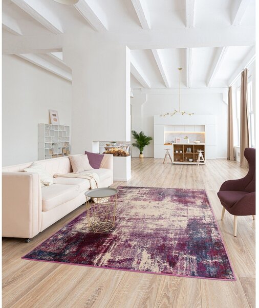 Covor mov 80x150 cm Colores cloud – Asiatic Carpets