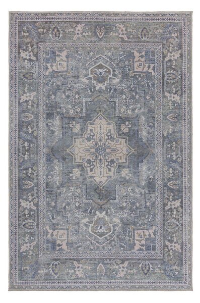 Covor verde lavabil din amestec de fibre reciclate 120x170 cm Windsor – Flair Rugs