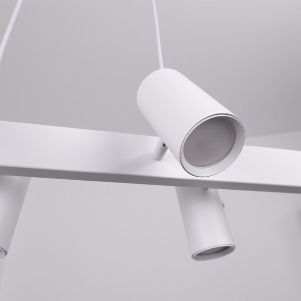 Brilagi - Lustră LED RGBW reglabilă suspendată pe cablu SELE 6xGU10/6,5W/230V albă