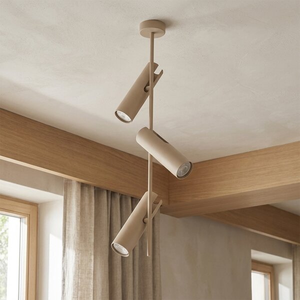 Brilagi - Candelabru LED RGBW reglabil pe tijă BRANCH 3xGU10/6,5W/230V bej
