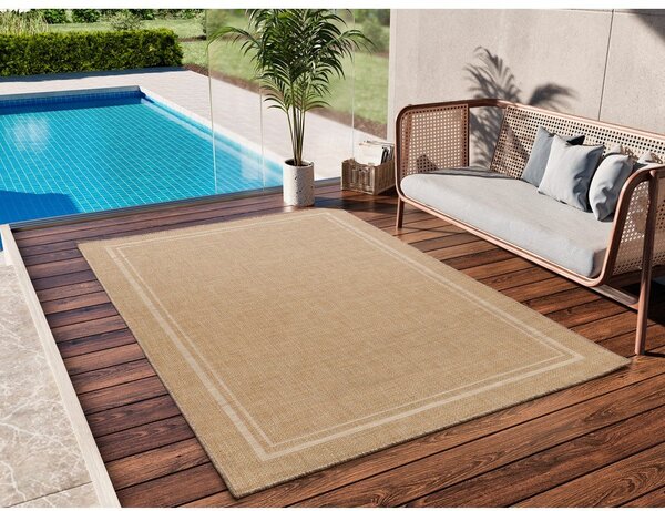 Covor de exterior bej 80x150 cm Guinea Beige – Universal
