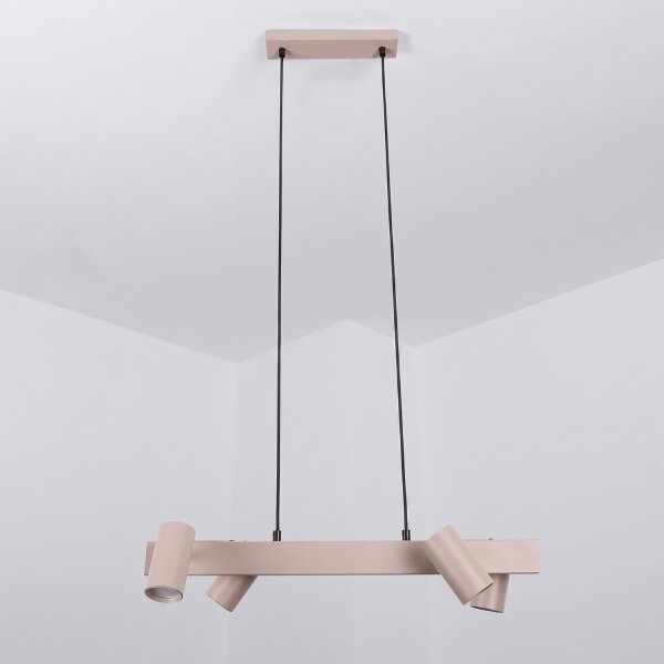 Brilagi - Lustru suspendat pe cablu SELE 4xGU10/30W/230V bej