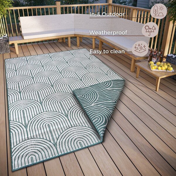 Covor de exterior verde 160x230 cm Pangli Green – Hanse Home
