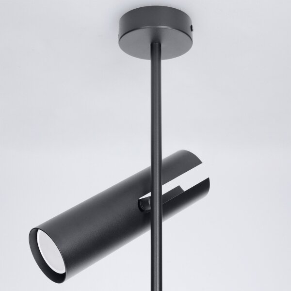 Brilagi - Lustru pe tijă BRANCH 2xGU10/30W/230V negru