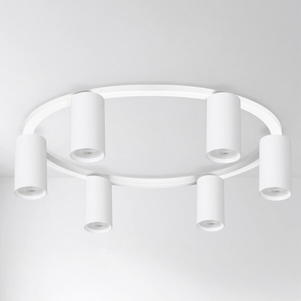 Brilagi - plafonieră LED RGBW reglabilă SELE 6xGU10/6,5W/230V albă