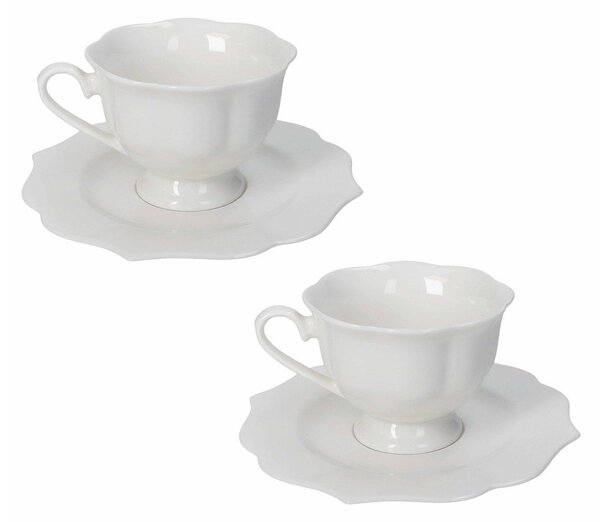 Cești albe 2 buc. new bone china 170 ml Queen – Brandani