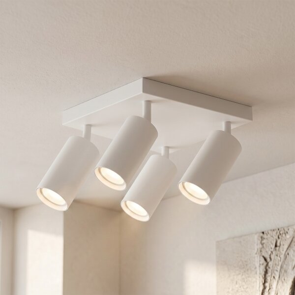 Brilagi - Spot LED RGBW reglabil SELE SQUARE 4xGU10/6,5W/230V alb