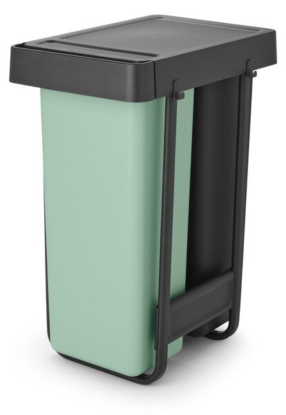 Coș de gunoi verde mentă/gri închis de reciclat/ încorporat din plastic 60 l Sort&Go – Brabantia