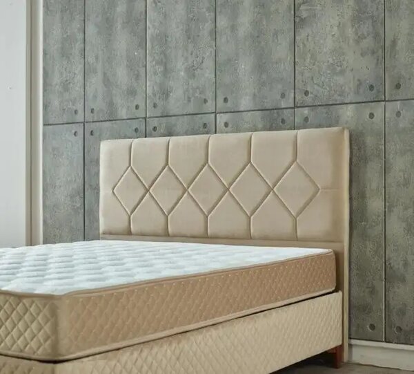 Set Pat tapițat cu saltea inclusă și ladă 160*200 cm, Atlantis