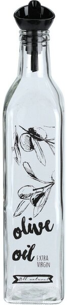 Sticlă pentru ulei cu pâlnie EH 500 ml, transparentă