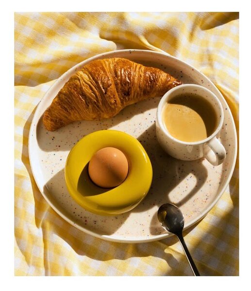 Ceașcă bej din porțelan 170 ml Fika – ONA