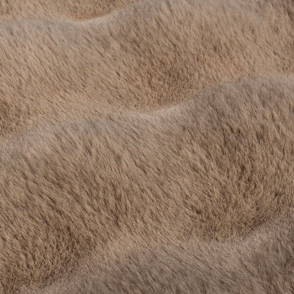 Blană maro sintetică 160x230 cm Waffle Faux Fur – Flair Rugs