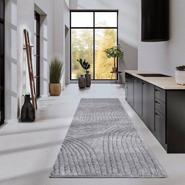 Covor tip traversă gri 80x240 cm Pigment Light Grey – Elle Decoration