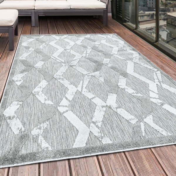 Covor tip traversă de exterior gri deschis 80x250 cm Bahama – Ayyildiz Carpets