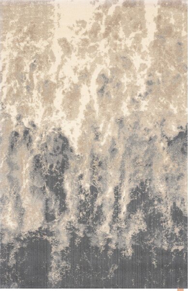 Covor gri/bej din lână 133x190 cm Niagara graphite – Agnella