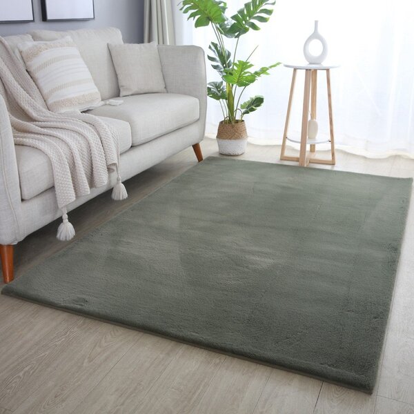 Covor verde lavabil 60x110 cm Pouffy – Ayyildiz Carpets