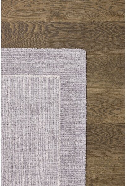 Covor gri din lână 133x180 cm Linea – Agnella