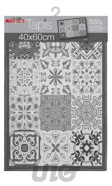 Covor gri lavabil 40x60 cm Persane – douceur d'intérieur