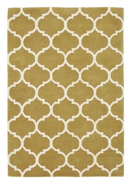 Covor galben ocru handmade din lână 120x170 cm Albany – Asiatic Carpets